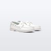 Shoes | De Fursac Napa Leather Boat Loafers White