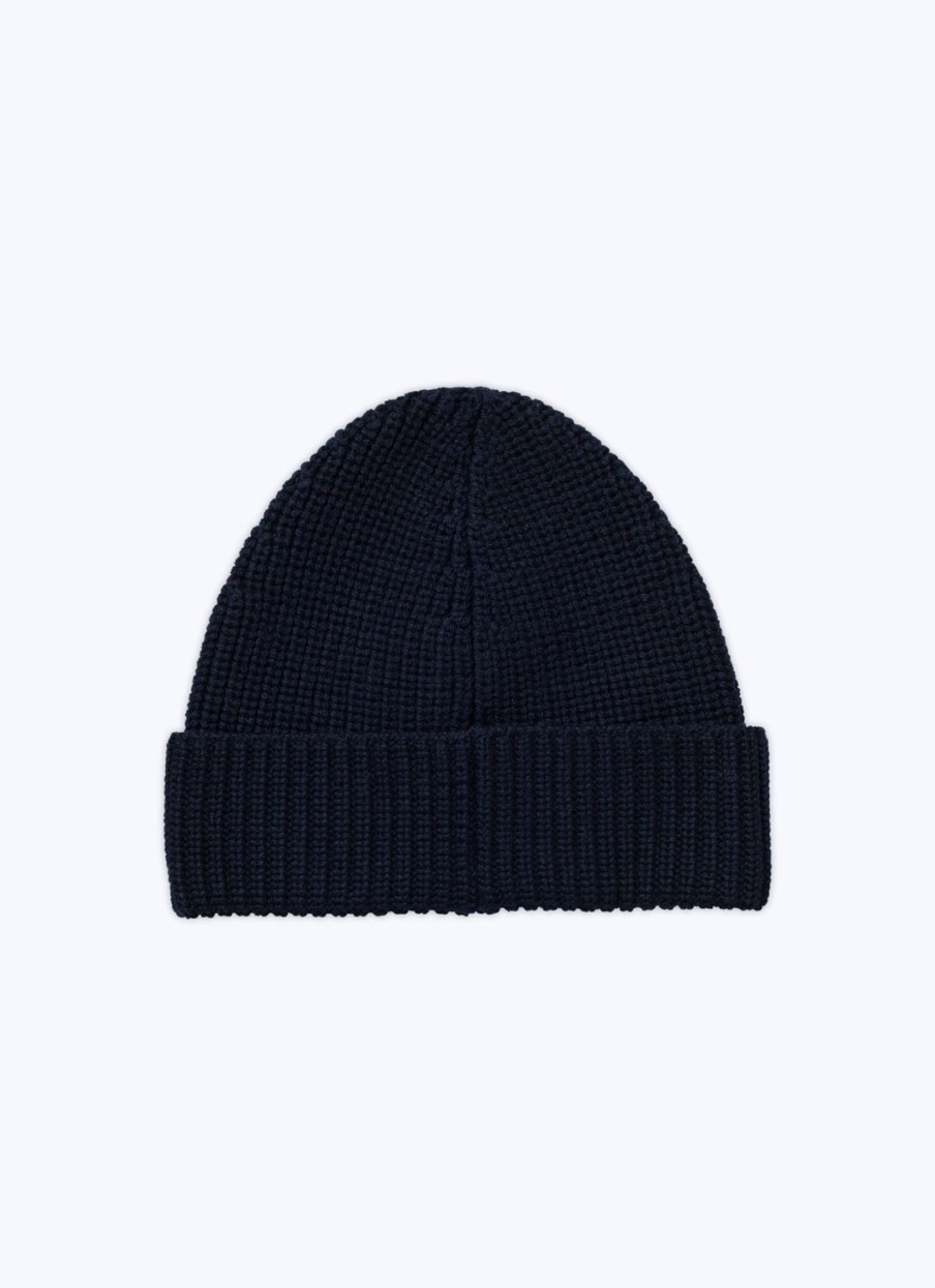 Hats | De Fursac Wool Beany Hat Navy Blue