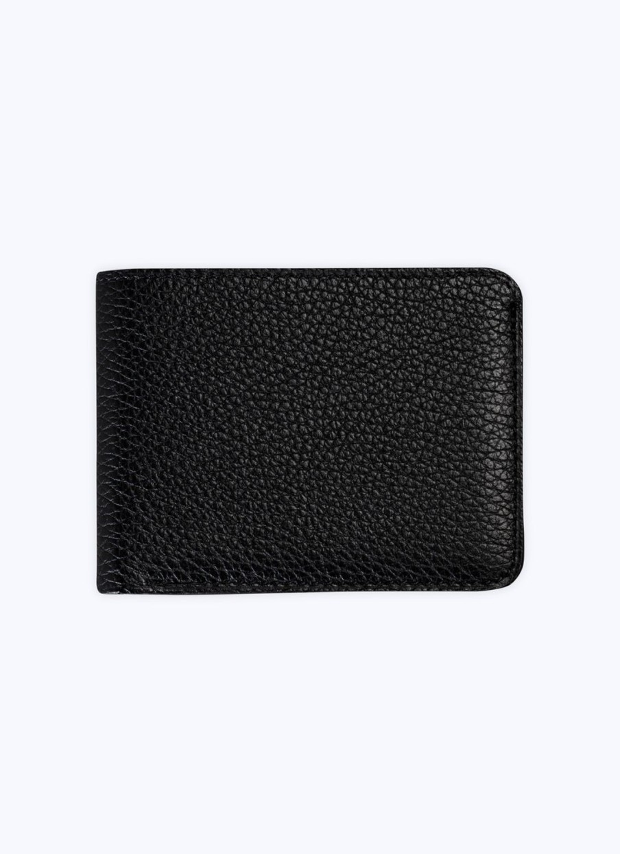 Leather Goods | De Fursac Grained Leather Wallet Black