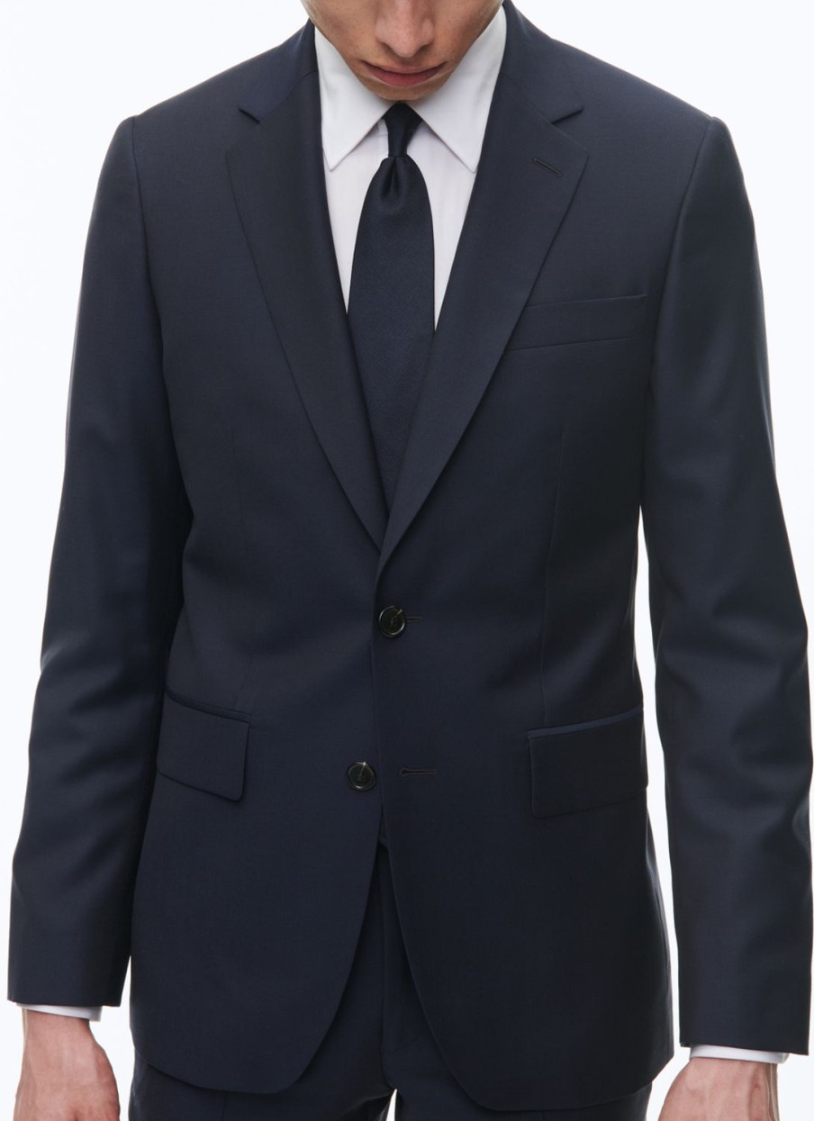 Suits | De Fursac Wool Serge Large Suit Navy Blue