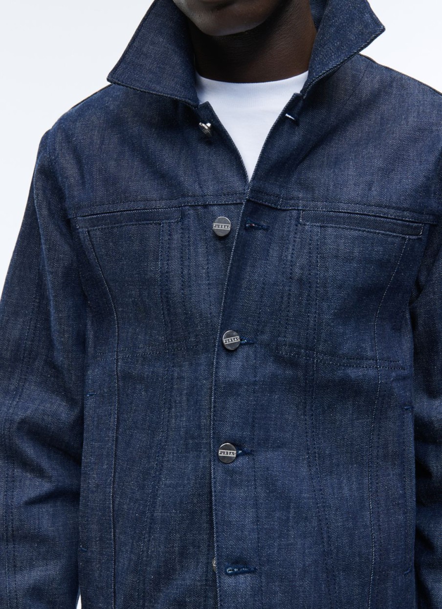 Outerwear | De Fursac Denim Cotton Canvas Jacket Denim Blue