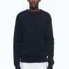 Sweaters | De Fursac Cotton And Certified Wool Sweater Navy Blue