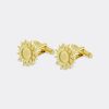 Others | De Fursac Brass Cufflinks Golden