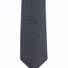 Ties | De Fursac Sky Blue Silk Tie Sky Blue - "Squares" Pattern