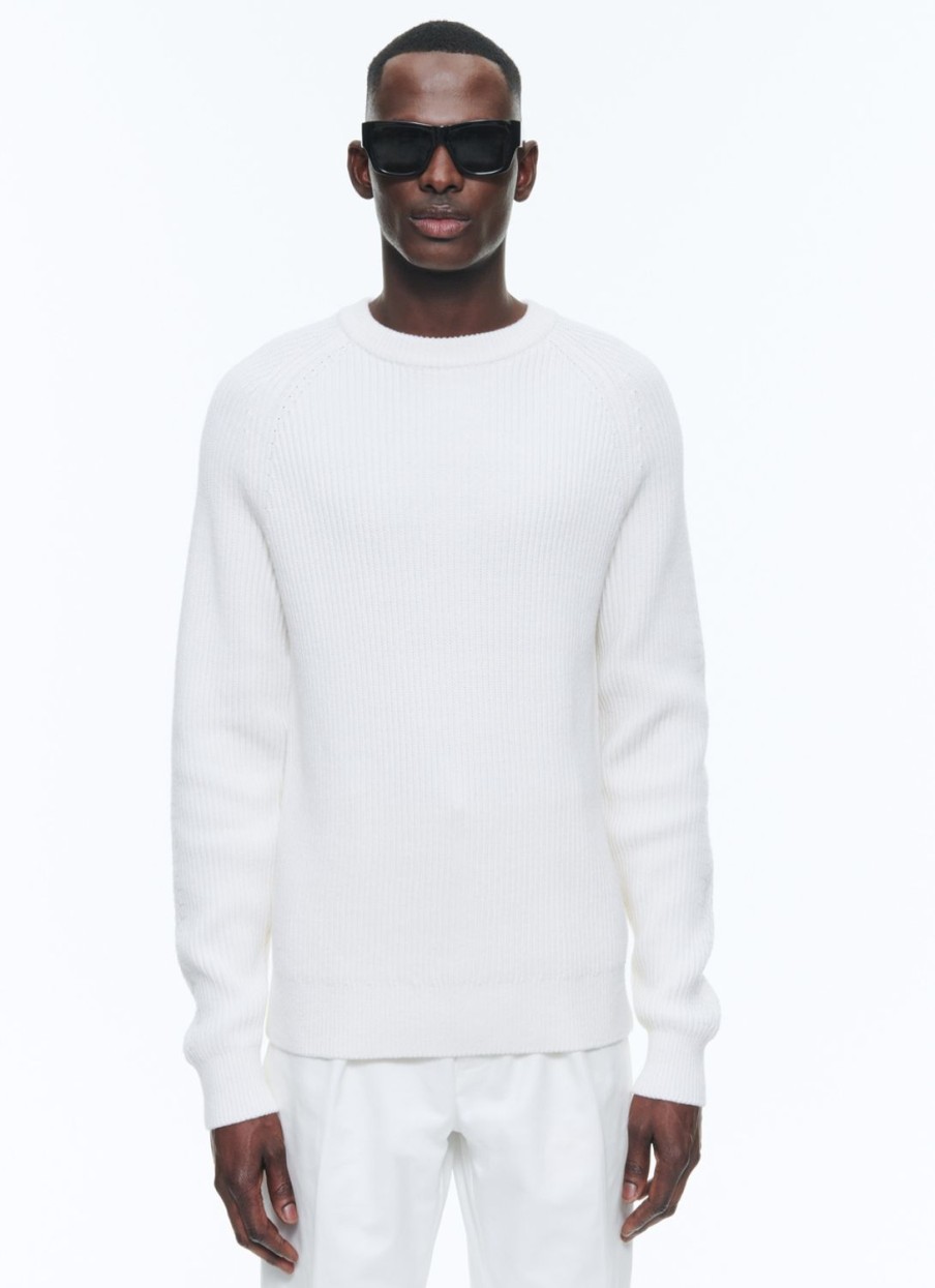 Sweaters | De Fursac Cotton And Certified Wool Sweater Ecru