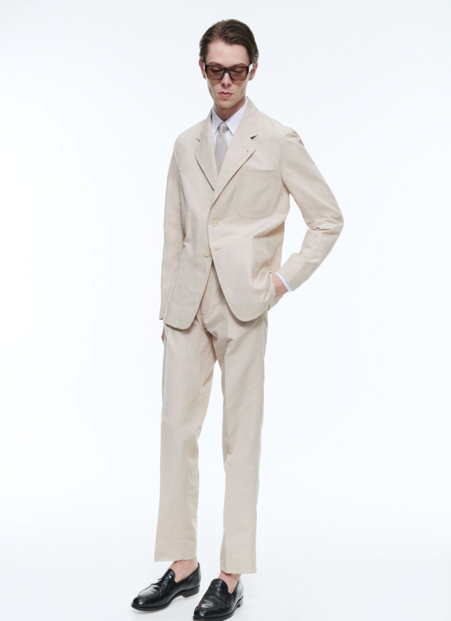 Trousers | De Fursac Linen And Cotton Chino Trousers Beige