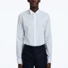 Shirts | De Fursac Egyptian Cotton Wing Collar And Hidden Placket Shirt White