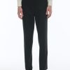 Trousers | De Fursac Organic Cotton Gabardine Chino Trousers Black