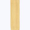 Ties | De Fursac Knitted Silk Tie Light Yellow