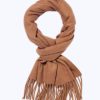 Scarves | De Fursac Cashmere Scarf Camel