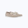 Shoes | De Fursac Nubuck Leather Boat Loafers Beige