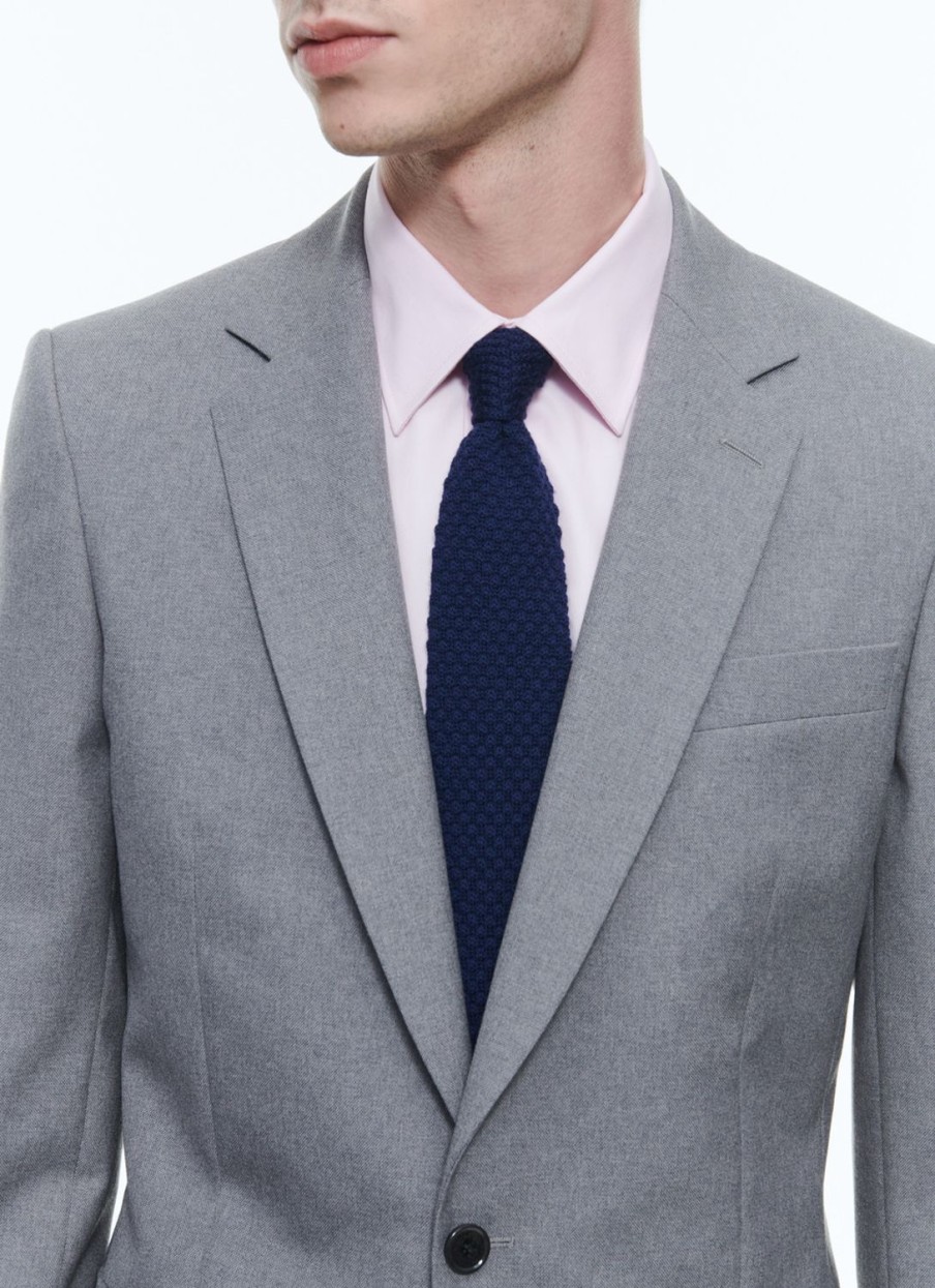 Suits | De Fursac Wool Canvas Fitted Suit Grey