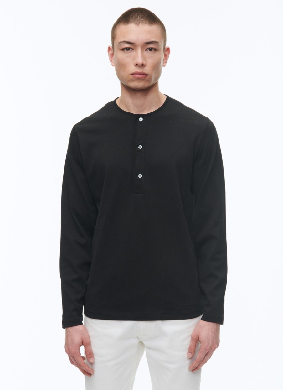 Polos & T-Shirts | De Fursac Cotton Jersey T-Shirt Black