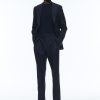 Suits | De Fursac Certified Wool Houndstooth Suit Navy Blue