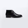 Shoes | De Fursac Leather Buckle Ankle Boots Black