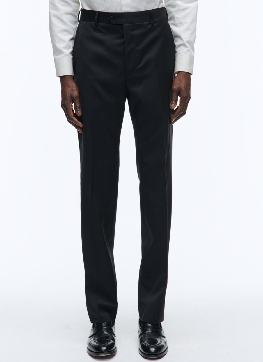 Trousers | De Fursac Wool Serge Trousers Black