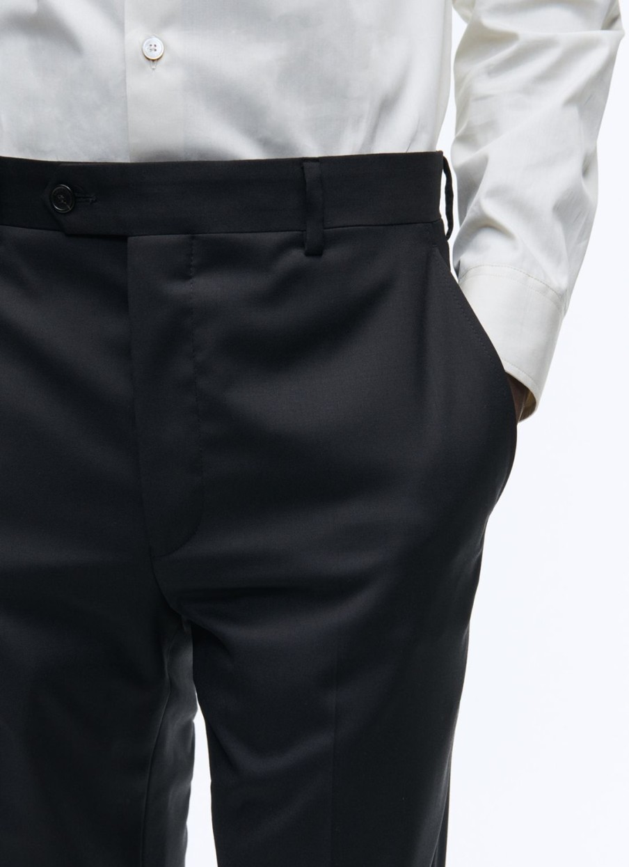 Trousers | De Fursac Wool Serge Trousers Black