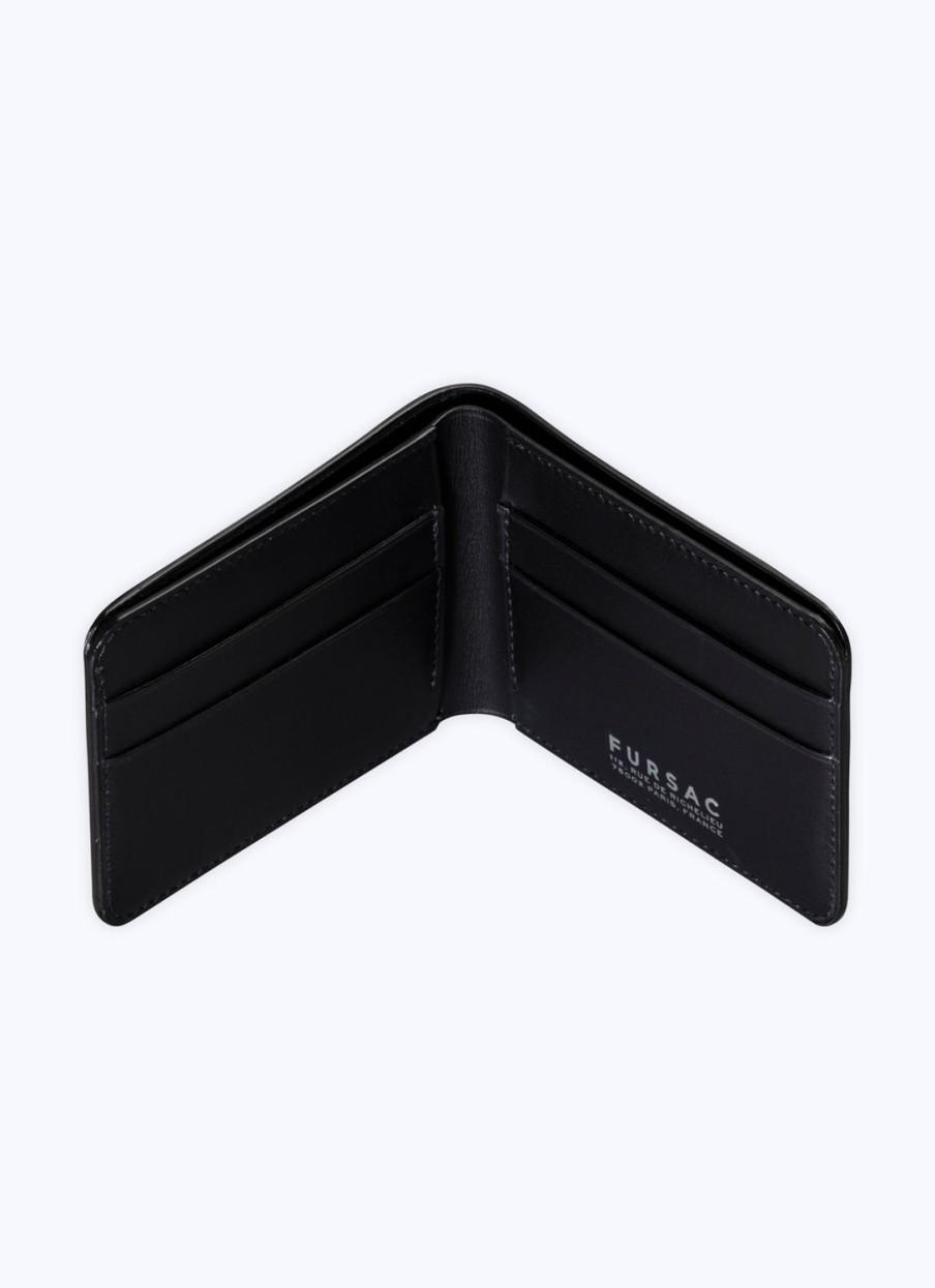 Leather Goods | De Fursac Smooth Leather Wallet Black