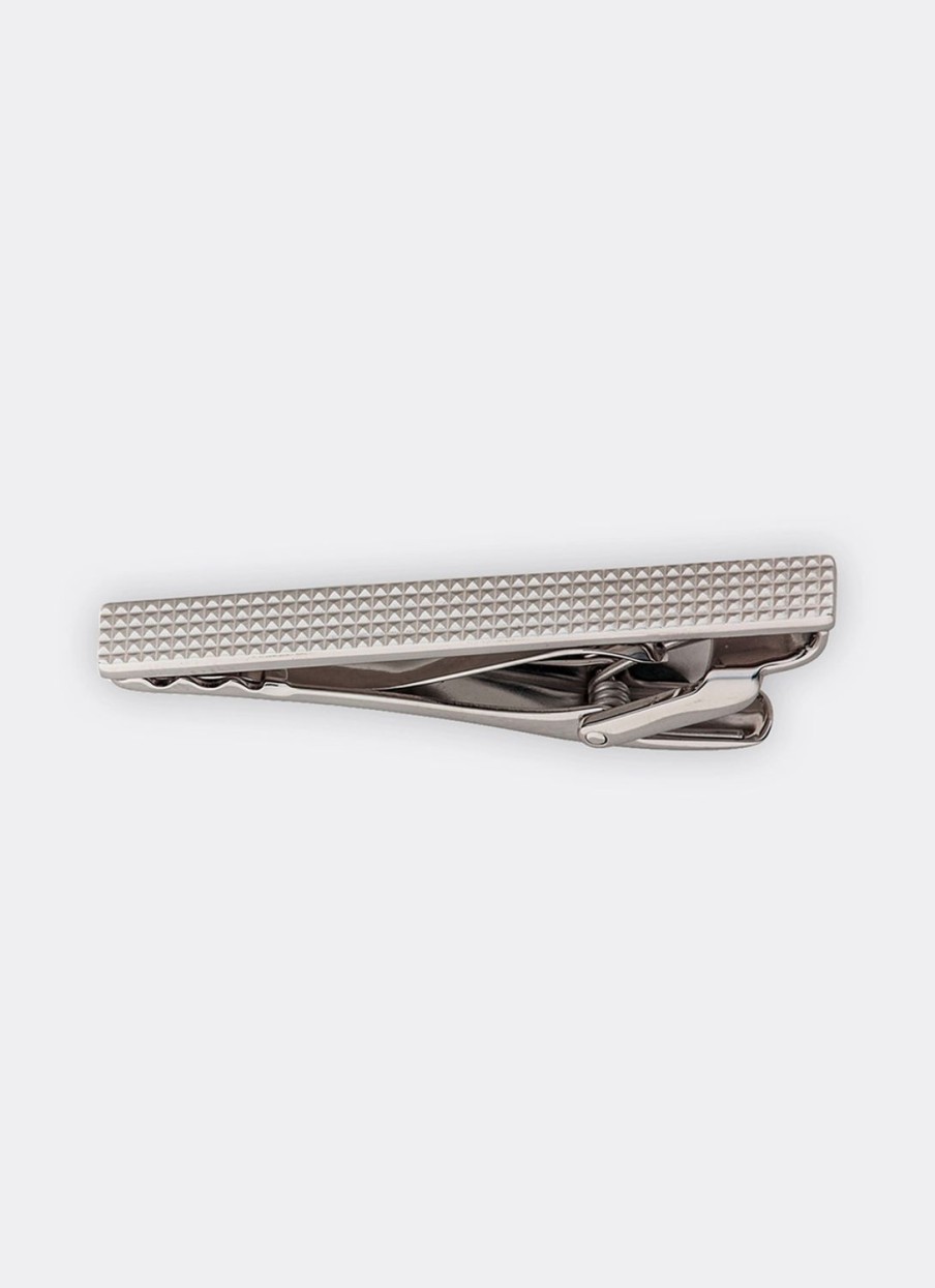 Ties | De Fursac Silver Tie Clip Silver Plated