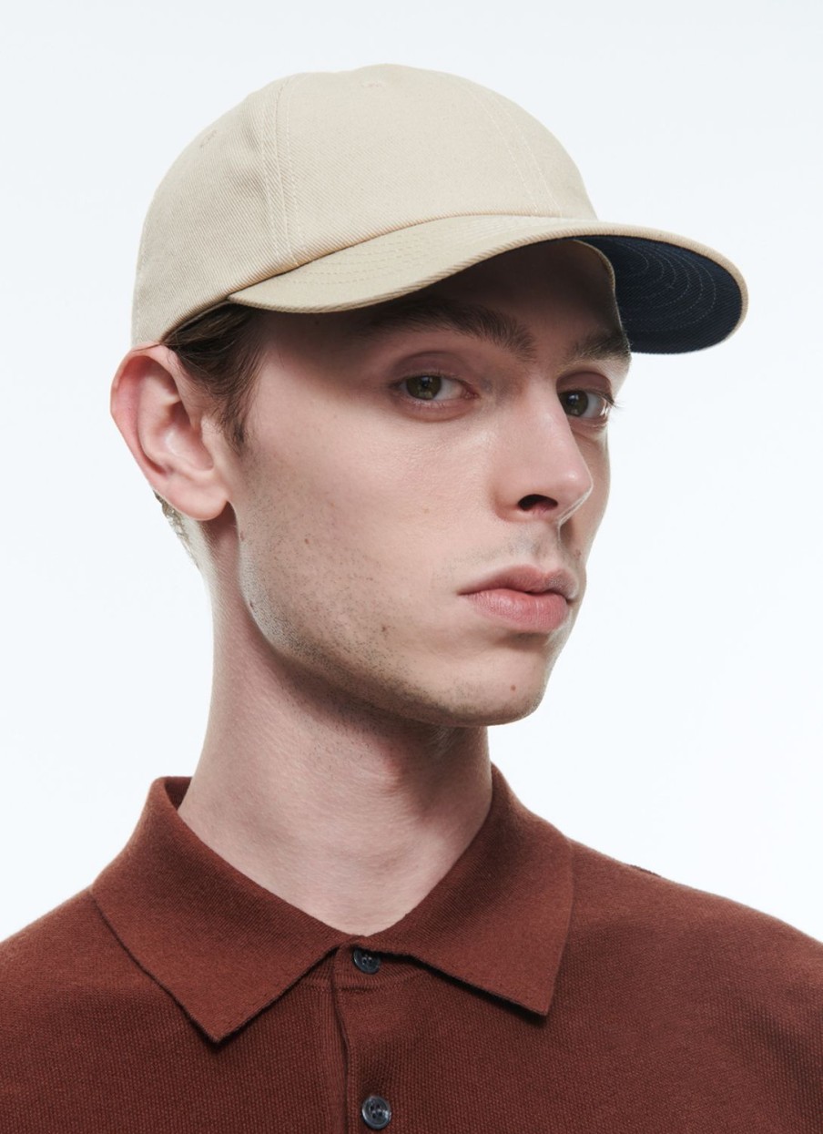 Hats | De Fursac Cotton Twill Cap Beige