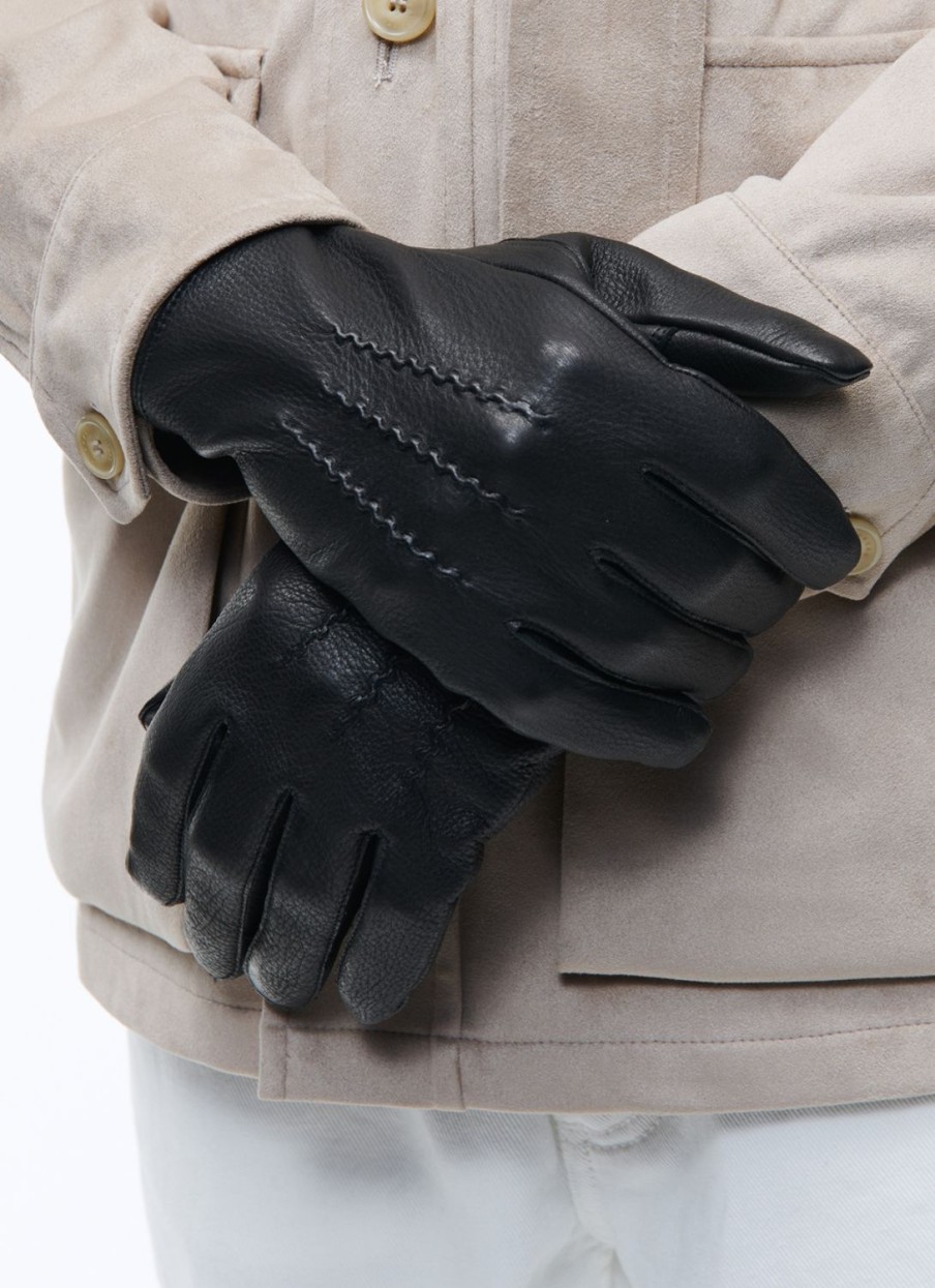 Others | De Fursac Leather Gloves Black