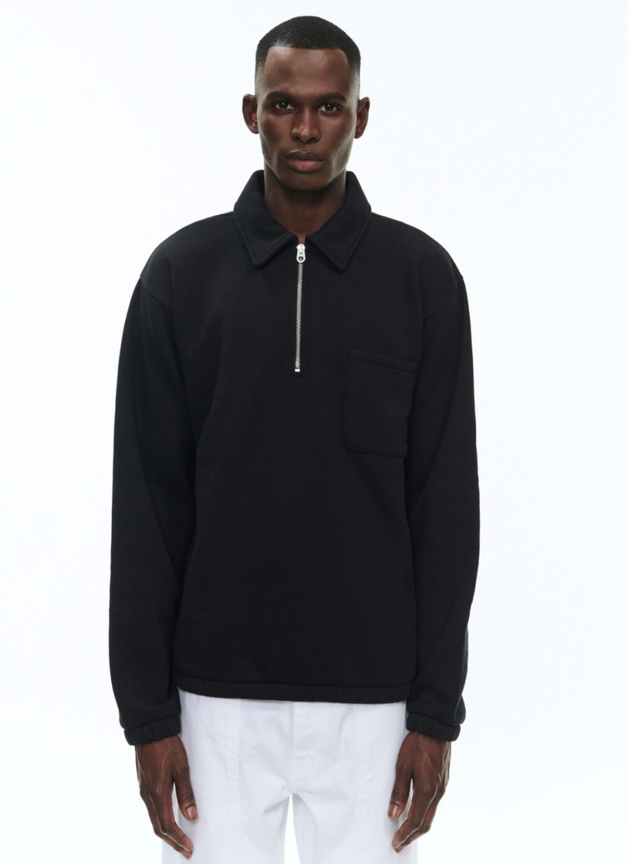 Sweaters | De Fursac Cotton Jersey Sweatshirt Black