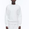 Sweaters | De Fursac Organic Cotton Sweatshirt With Logo White