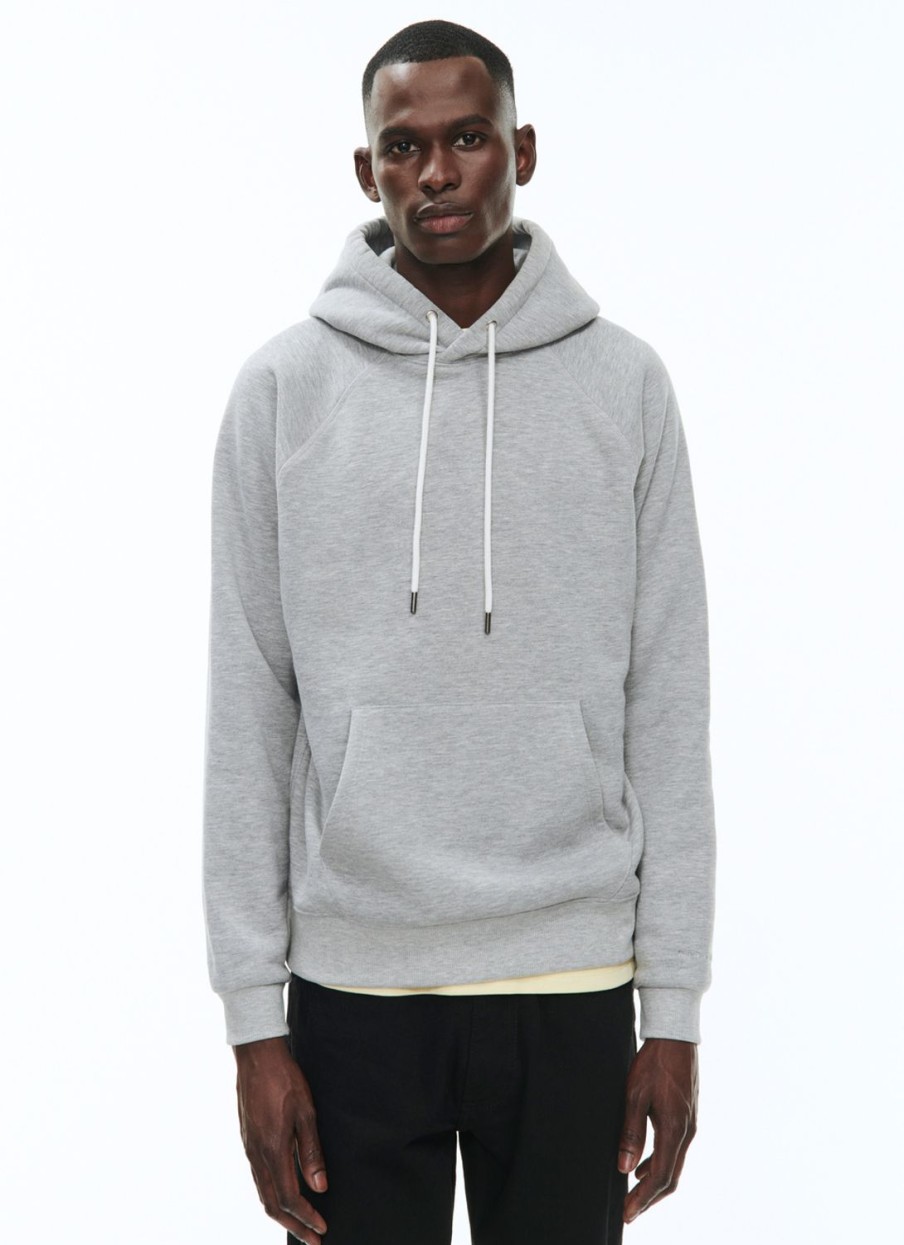 Sweaters | De Fursac Cotton Jersey Hoodie Grey