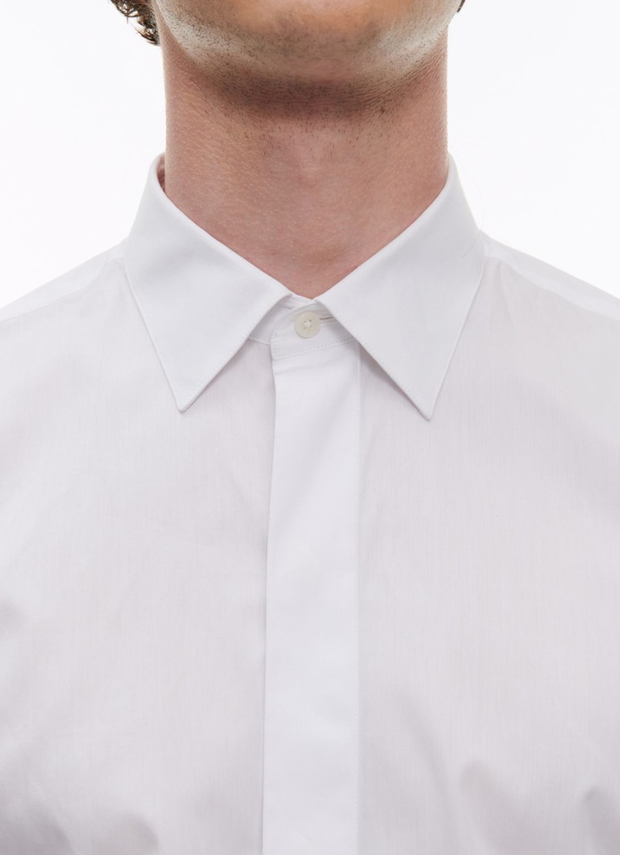 Shirts | De Fursac Cotton Poplin Shirt White