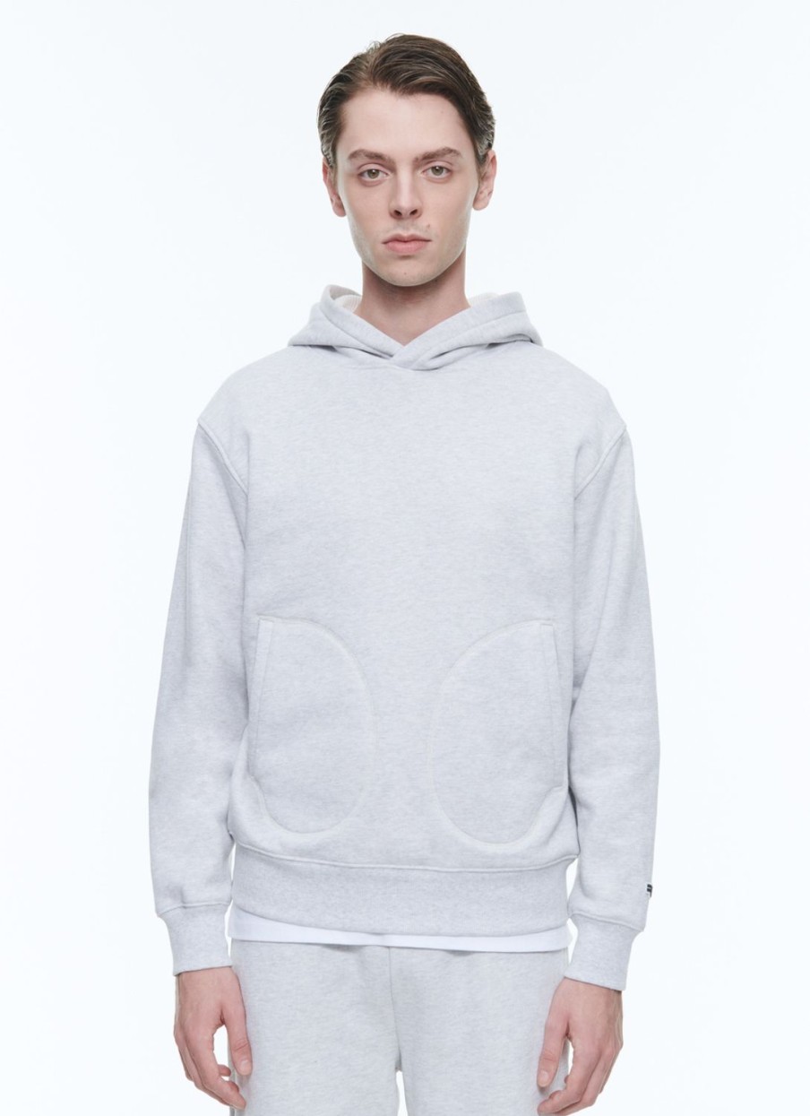 Sweaters | De Fursac Organic Cotton Jersey Hoody Grey