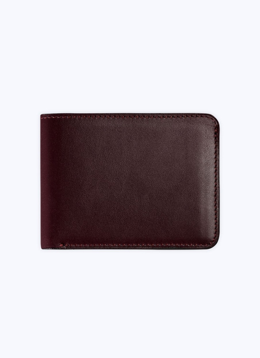 Leather Goods | De Fursac Smooth Leather Wallet Burgundy