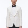 Blazers | De Fursac Wool, Mohair And Silk Tuxedo Jacket Ecru