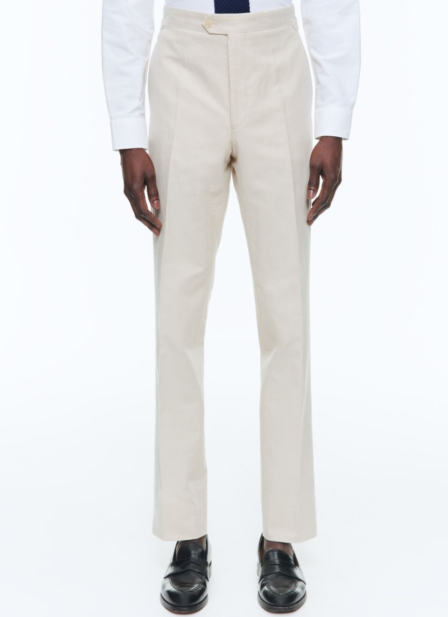 Trousers | De Fursac Linen And Certified Cotton Trousers Beige