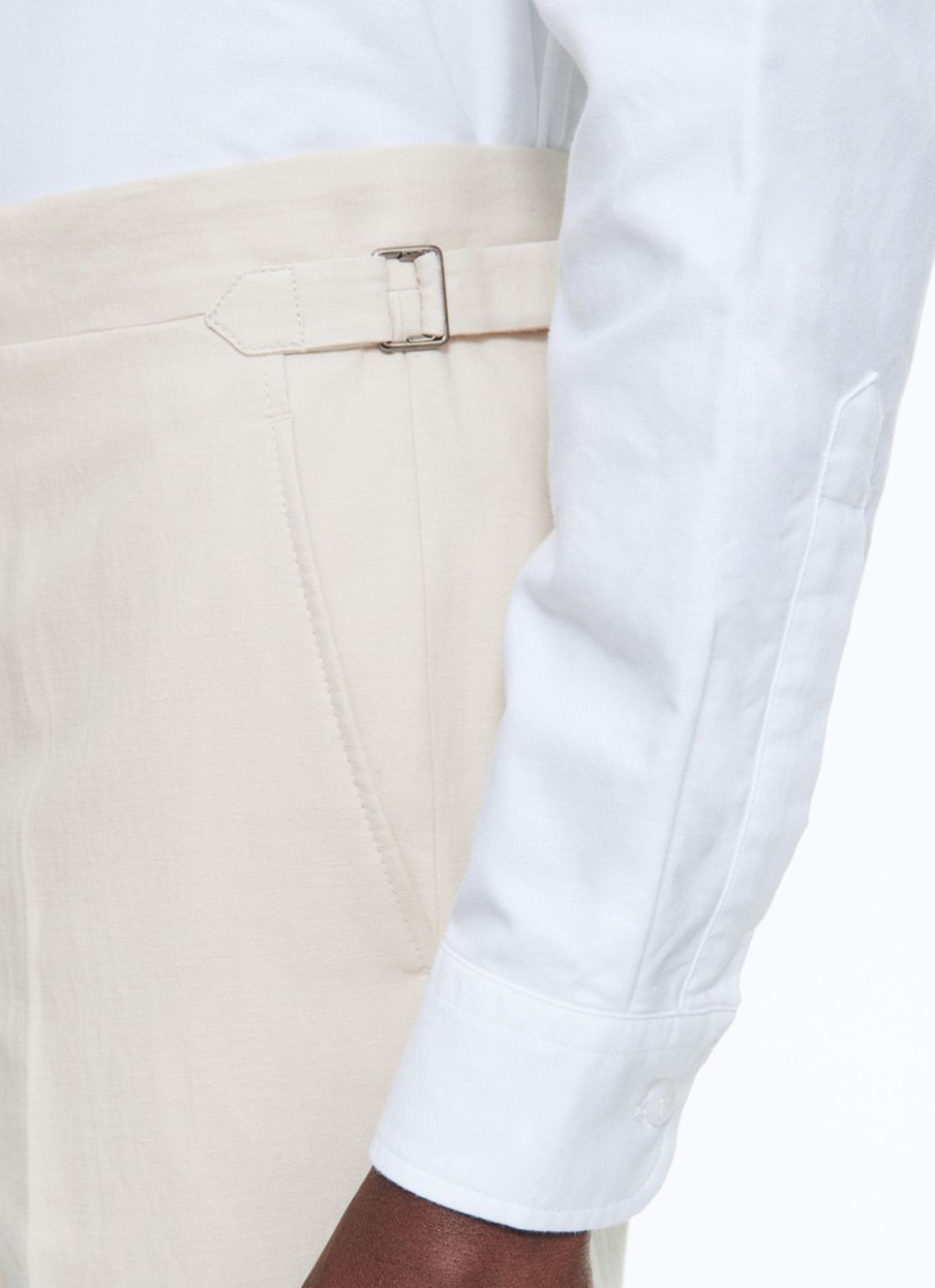 Trousers | De Fursac Linen And Certified Cotton Trousers Beige