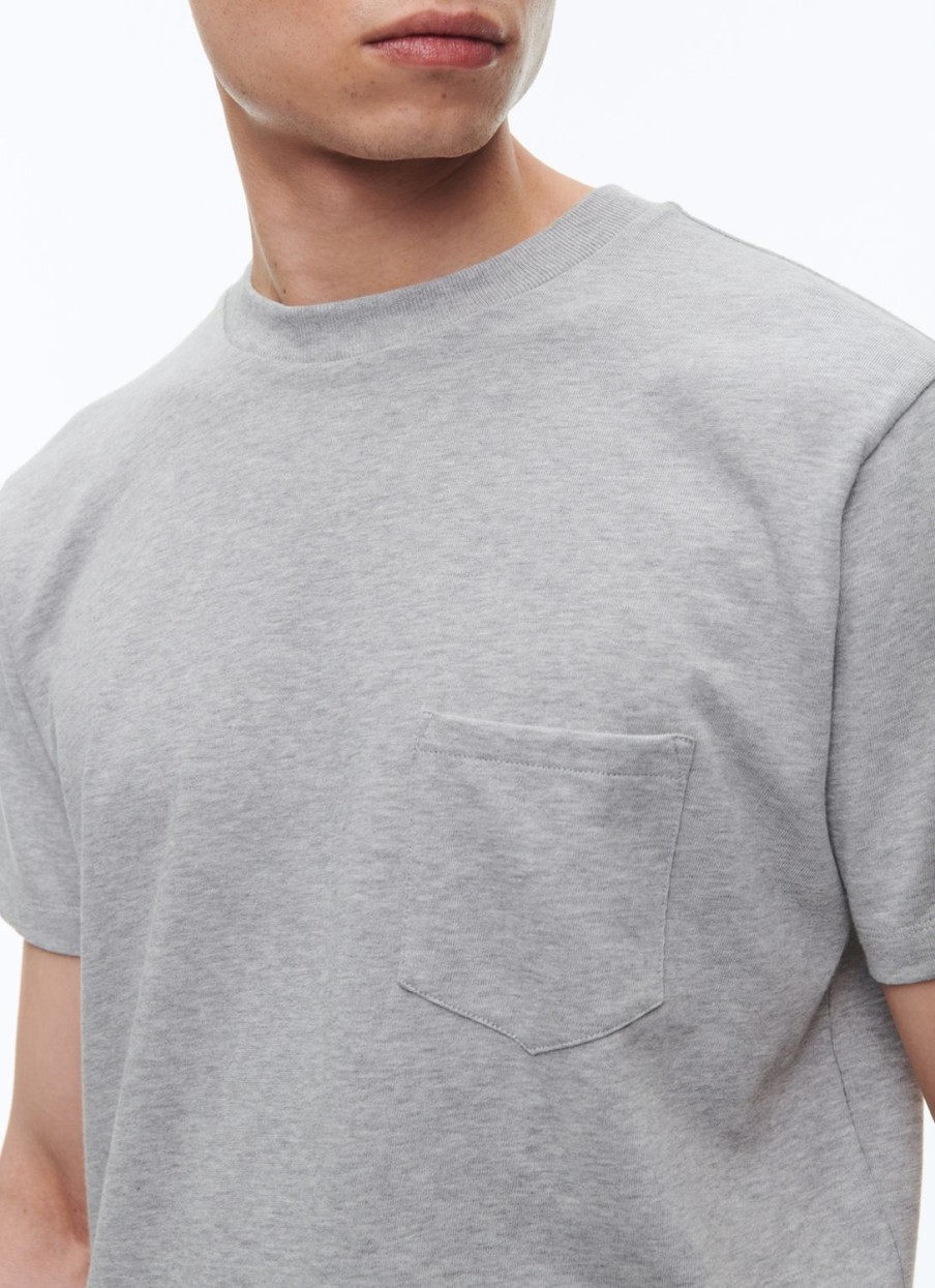 Polos & T-Shirts | De Fursac Cotton Jersey T-Shirt Grey