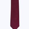 Ties | De Fursac Silk Tie Burgundy