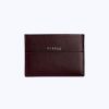 Leather Goods | De Fursac Smooth Leather Card Holder Burgundy