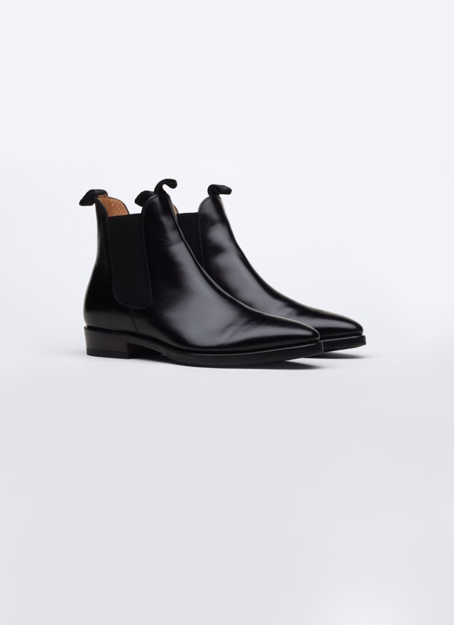 Shoes | De Fursac Leather Boots Black