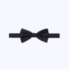 Ties | De Fursac Satin Bow Tie Black