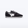 Shoes | De Fursac Suede Leather And Nylon Sneakers Black And White