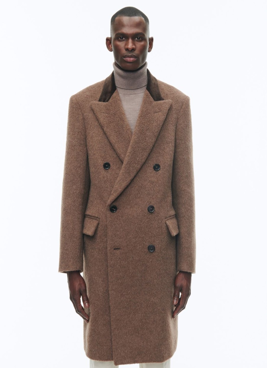 Outerwear | De Fursac Wool And Alpaca Double-Breasted Coat Chestnut