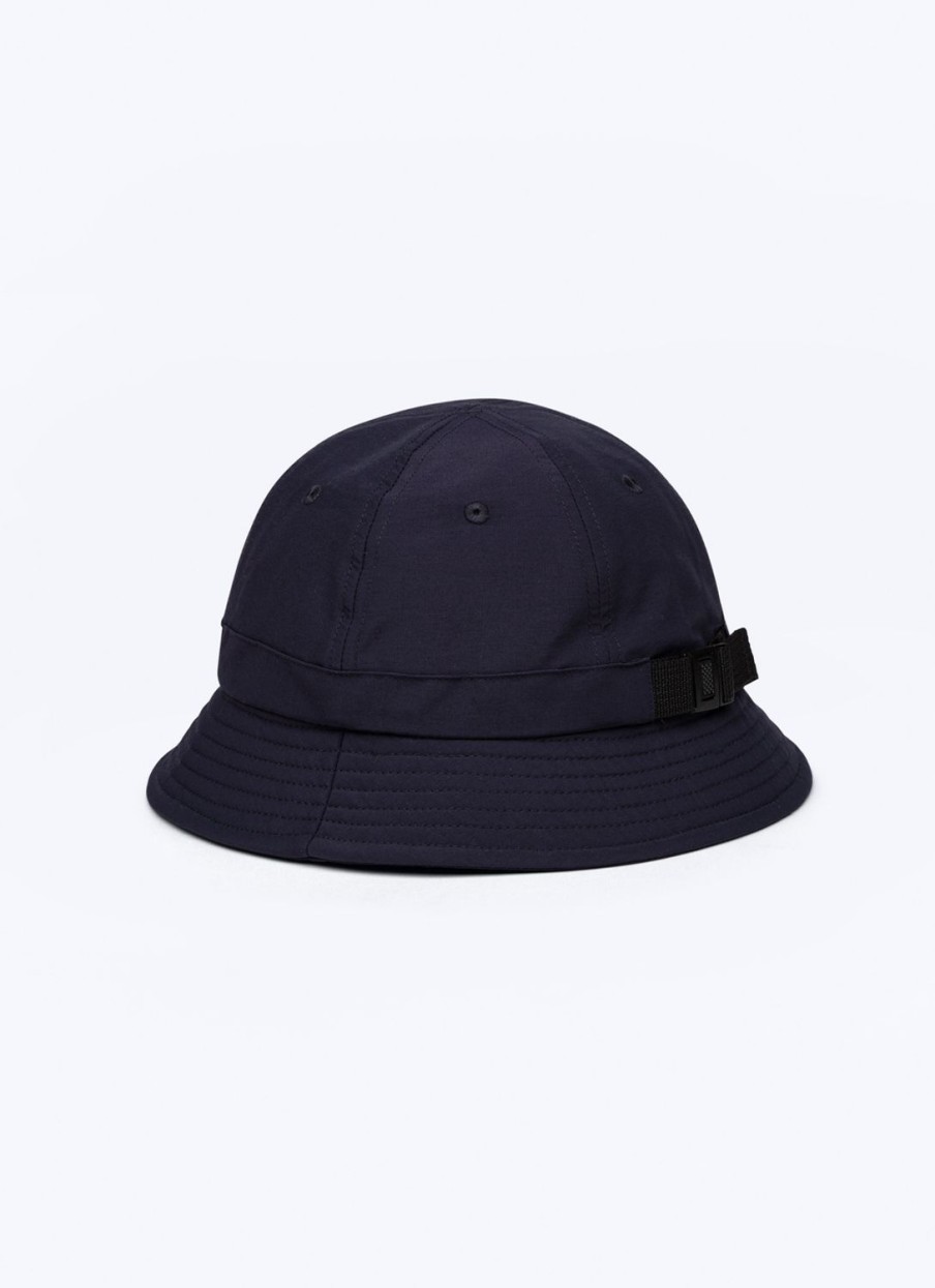 Hats | De Fursac Water-Repellent Fabric Bucket Hat Navy Blue