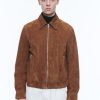 Outerwear | De Fursac Suede Jacket Camel Brown