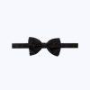 Others | De Fursac Silk Jacquard Bow Tie Black