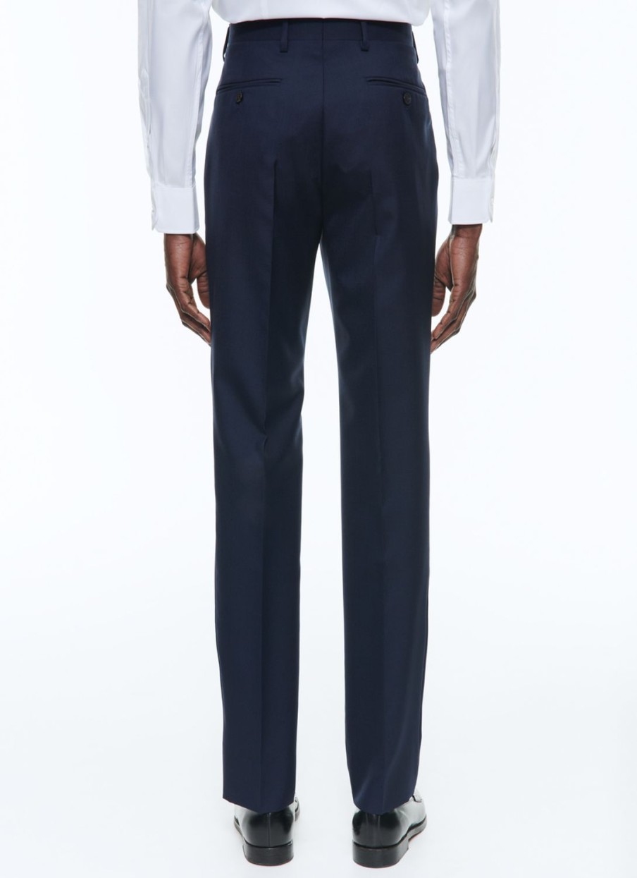 Trousers | De Fursac Certified Fresco Wool Trousers Navy Blue