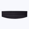 Belts | De Fursac Satin Pleated Tuxedo Belt Black