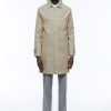 Outerwear | De Fursac Water-Repellent Solaro Cotton Coat Egg Shell