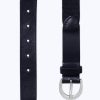 Belts | De Fursac Cotton And Leather Knitted Belt Navy Blue