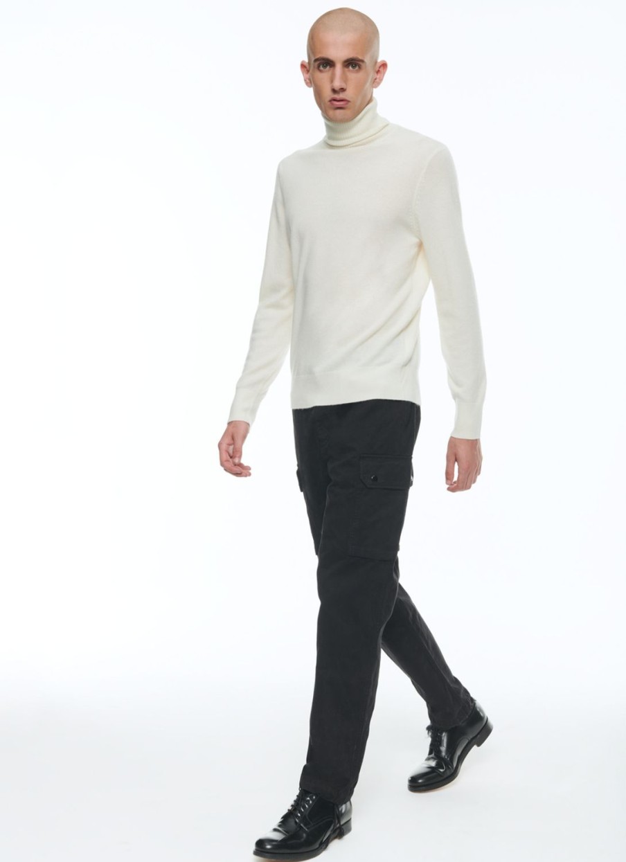 Sweaters | De Fursac Wool And Cashmere Roll Neck Sweater Ecru