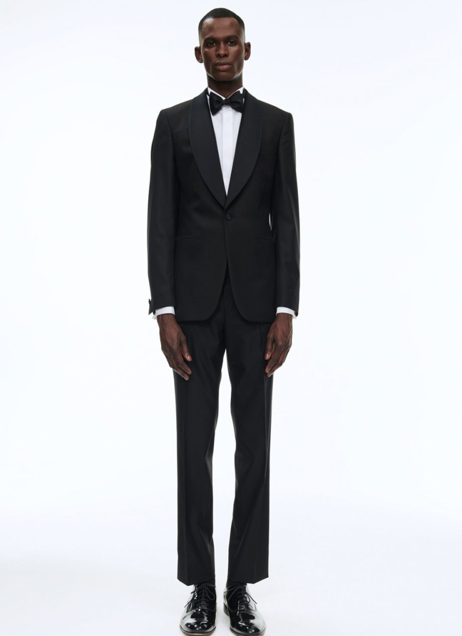 Suits | De Fursac Wool Tuxedo Black